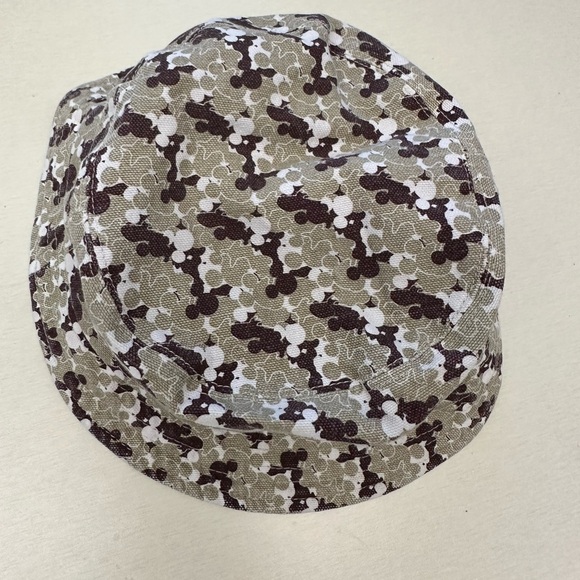Kangol Born British Disney Ink Bucket Hat Tan Brown and White size medium - Picture 2 of 4